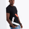 Meeste puuvillane T-särk kontrastse geomeetrilise trükiga Ombre Clothing - Thumbnail Image 4