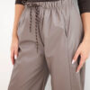 Naiste laia lõikega kunstnahast püksid Kesi - Thumbnail Image 19