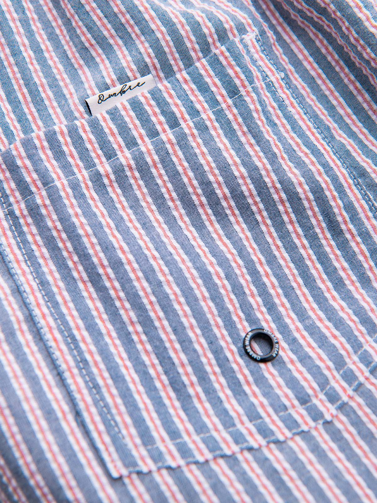 Meeste triibulised ujumispüksid Ombre Clothing seersucker-kangast - Image 11