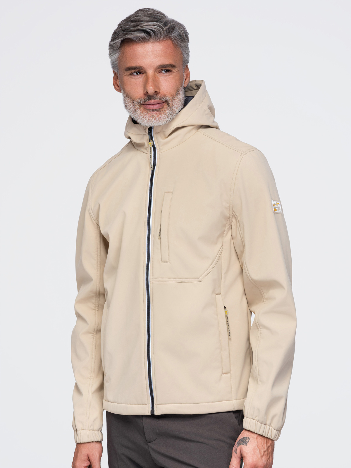 Meeste softshell-jakk Ombre kapuutsiga - Image 11