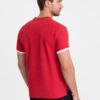 Meeste püstkrae ja nööpidega polosärk Ombre Clothing - Thumbnail Image 15