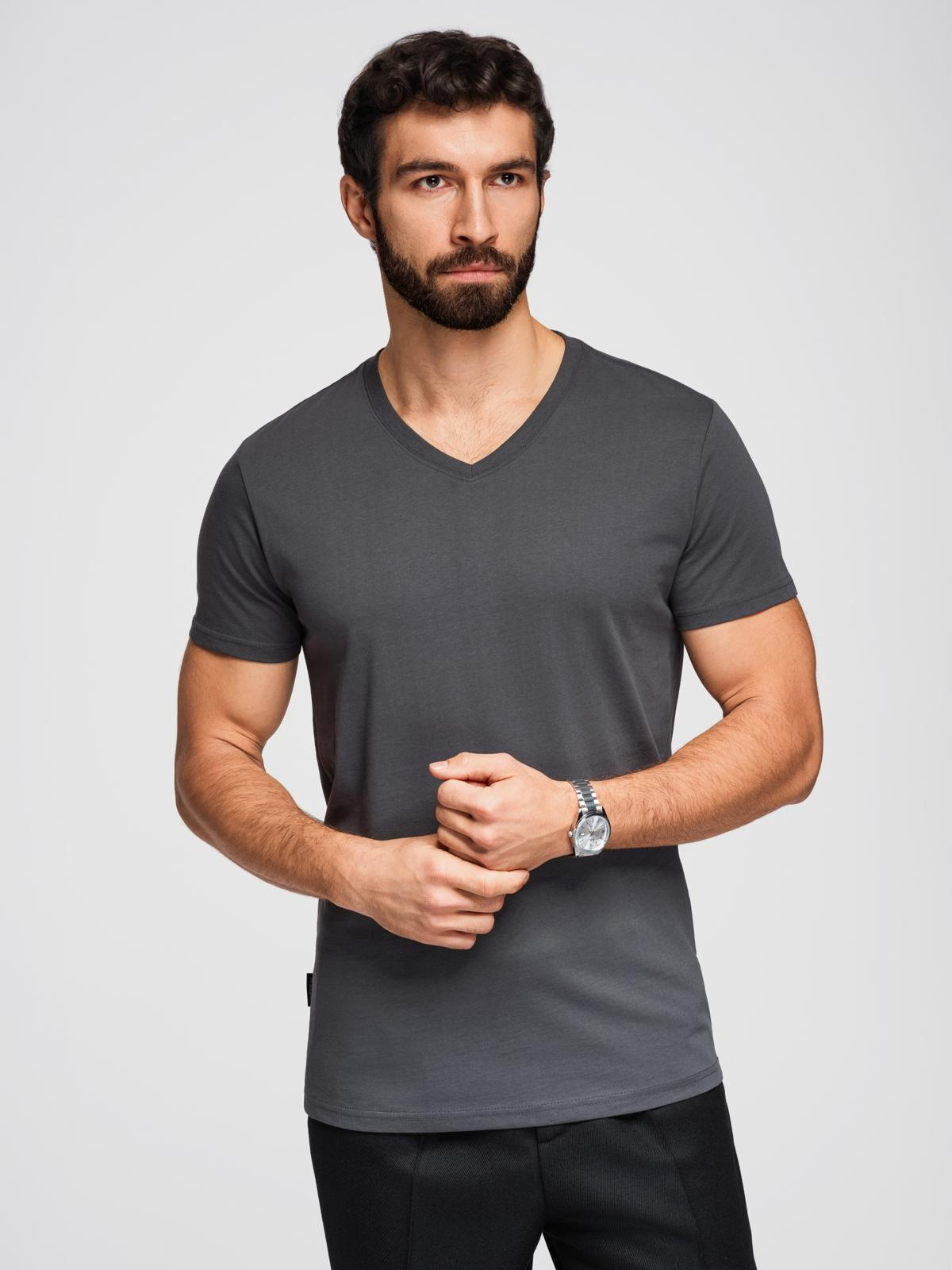 Ombre Clothing meeste V-kaelusega T-särk - Image 20