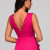 Larica naiste maani ulatuv peplum-detailiga maksikleit - Thumbnail Image 14