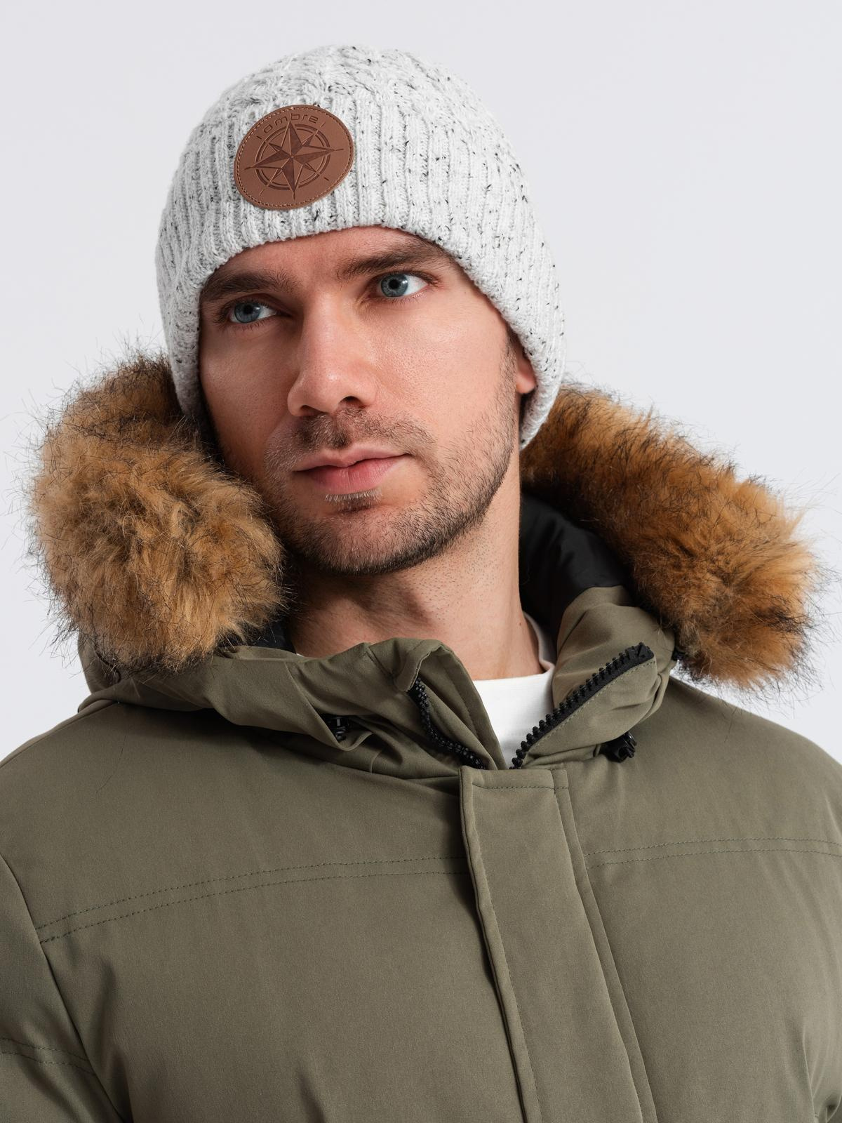 Meeste kootud müts Ombre Clothing - Image 12