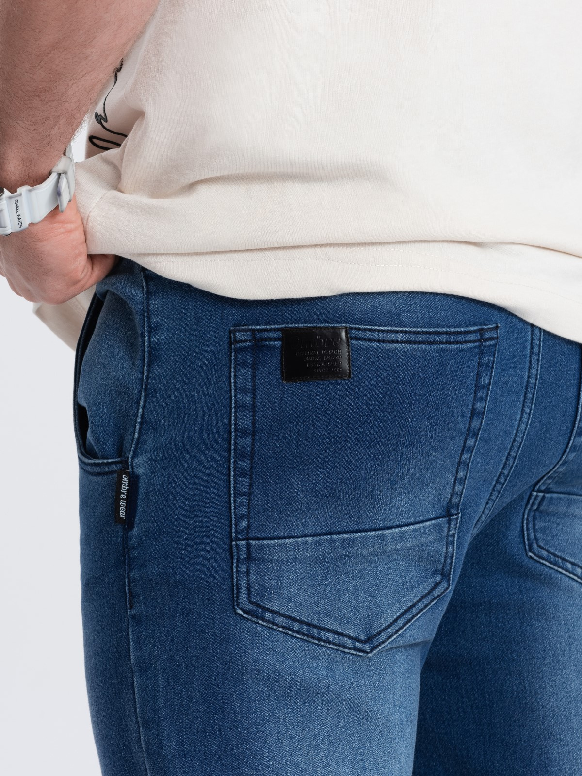 Meeste slim fit jogger-teksapüksid - Image 18