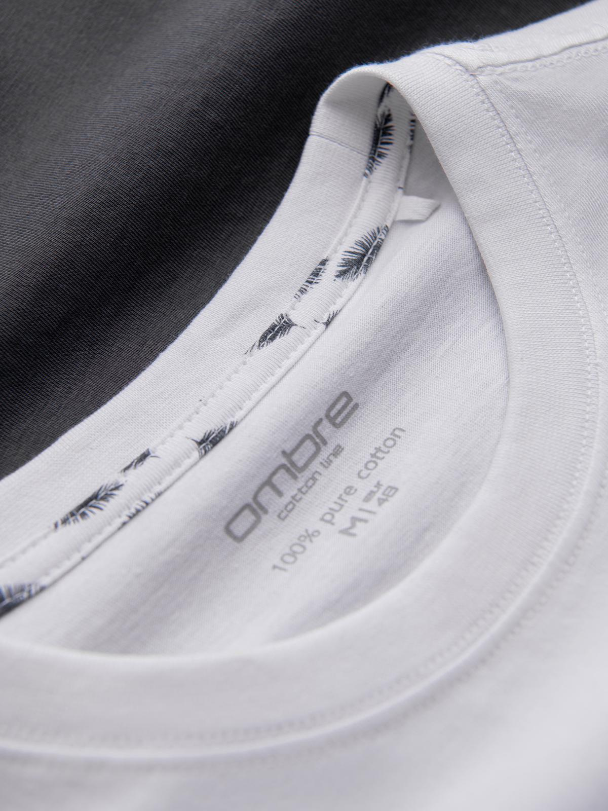 Meeste puuvillane T-särk palmilehtede mustriga Ombre Clothing - Image 14