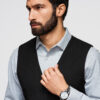 Meeste vest - mustad - Thumbnail Image 2