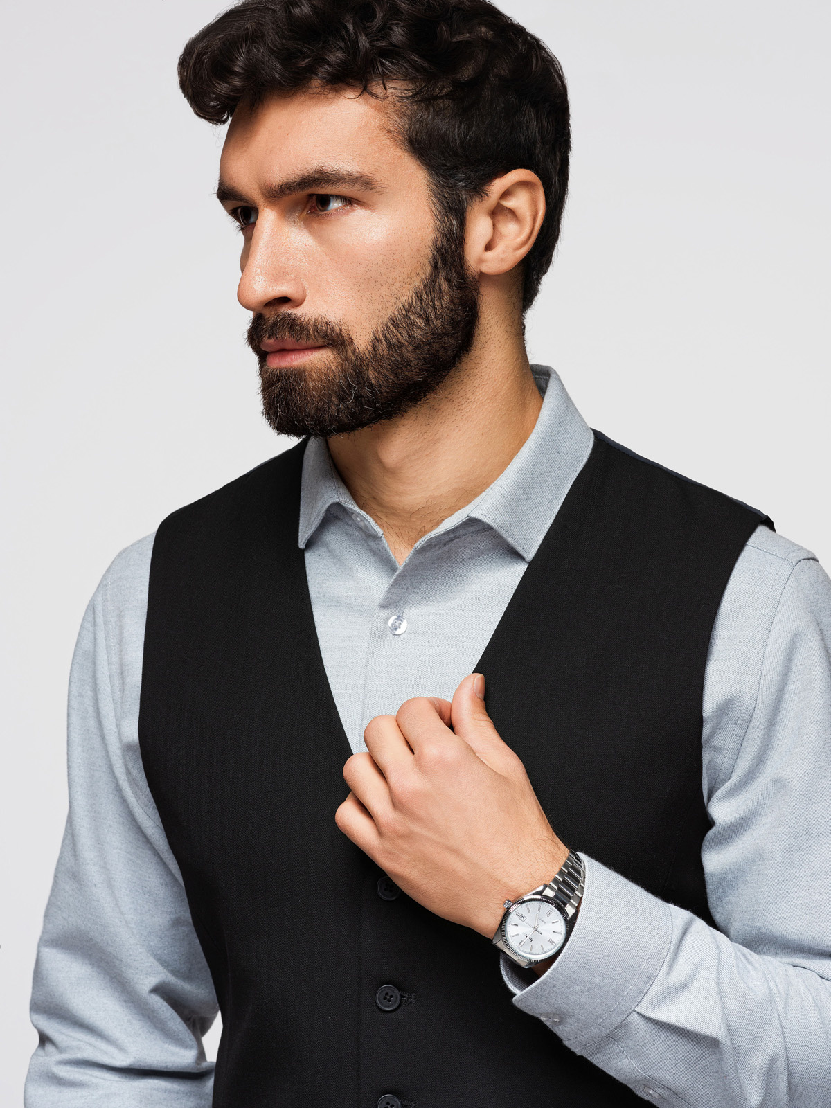 Meeste vest - mustad - Image 2