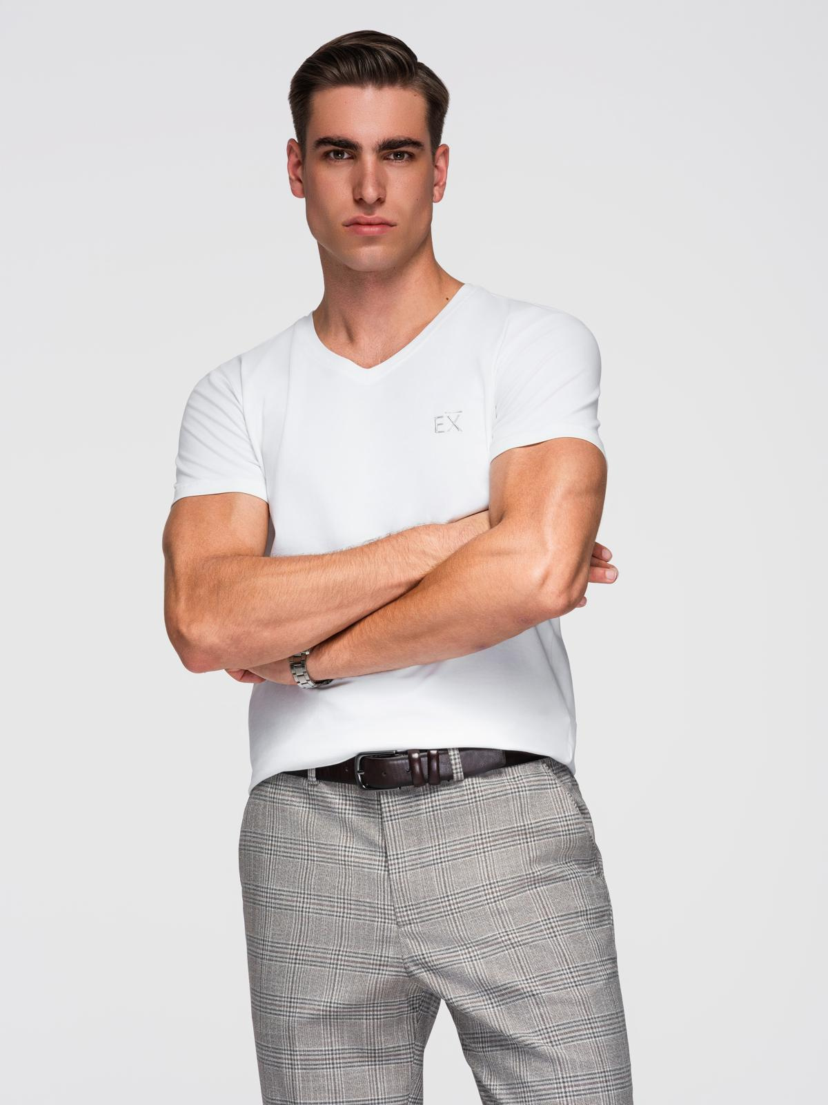 Meeste V-kaelusega T-särk Ombre Clothing - Image 1
