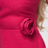 Larica naiste maani ulatuv peplum-detailiga maksikleit - Thumbnail Image 7
