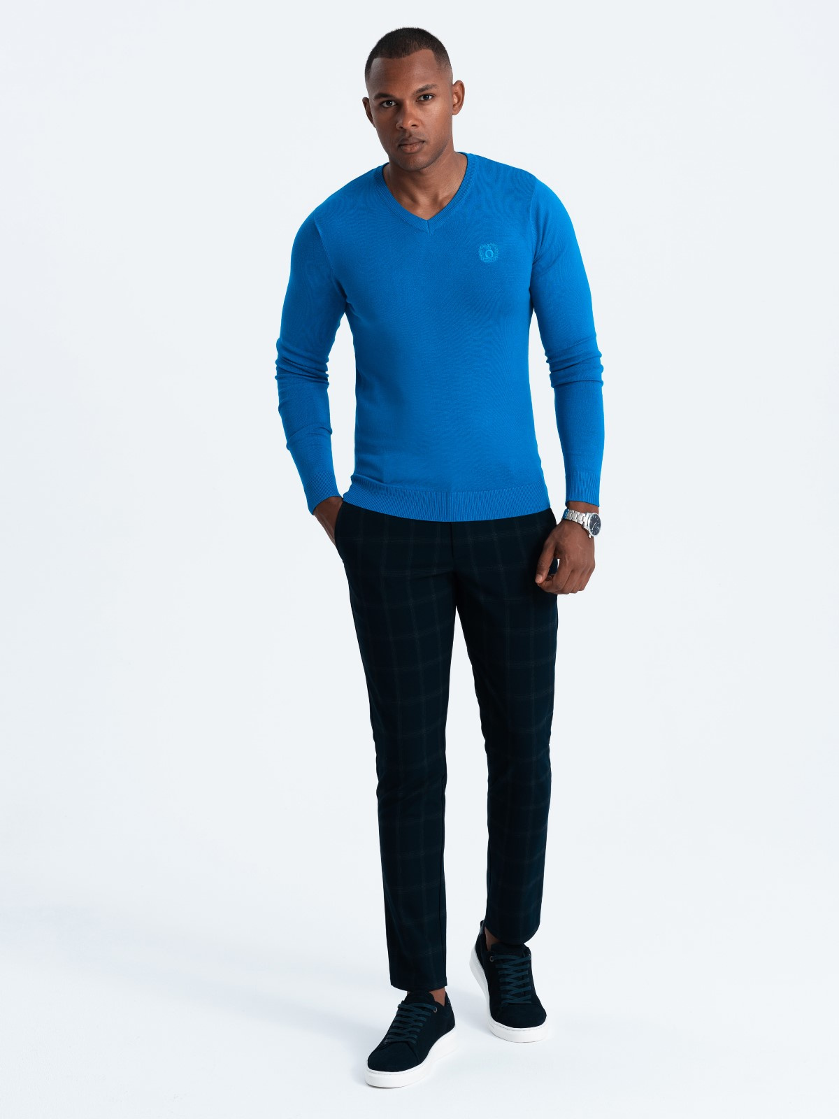 Ombre Clothing meeste V-kaelusega kampsun - Image 34