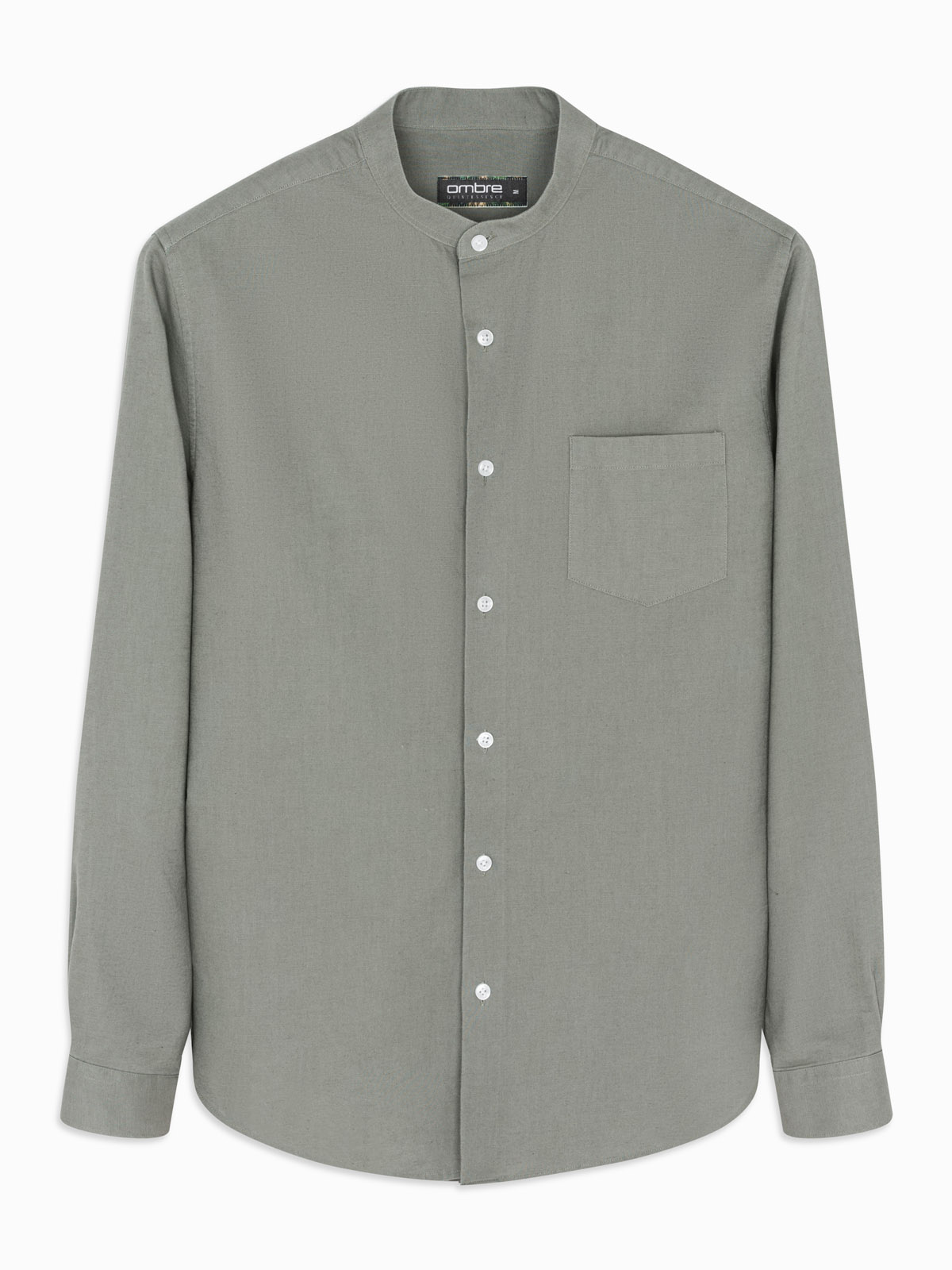 Meeste püstkraega pikkade varrukatega triiksärk Ombre Clothing - Image 31