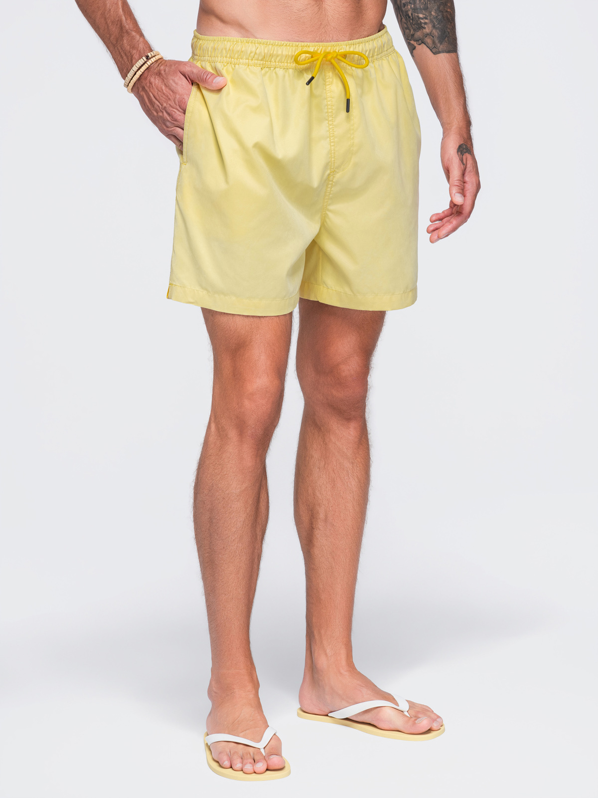 Meeste ujumispüksid matt viimistlusega kangast Ombre Clothing - Image 17