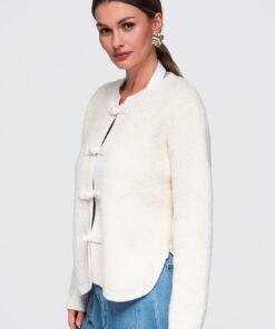 Ombre Clothing naiste nööpkinnisega kootud kampsun