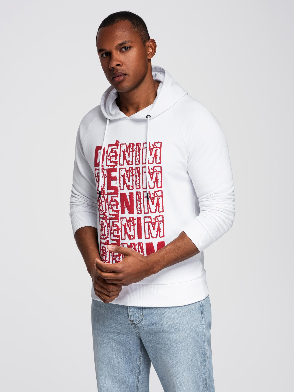 Ombre Clothing meeste kapuutsiga dressipluus trükisega - Image 4