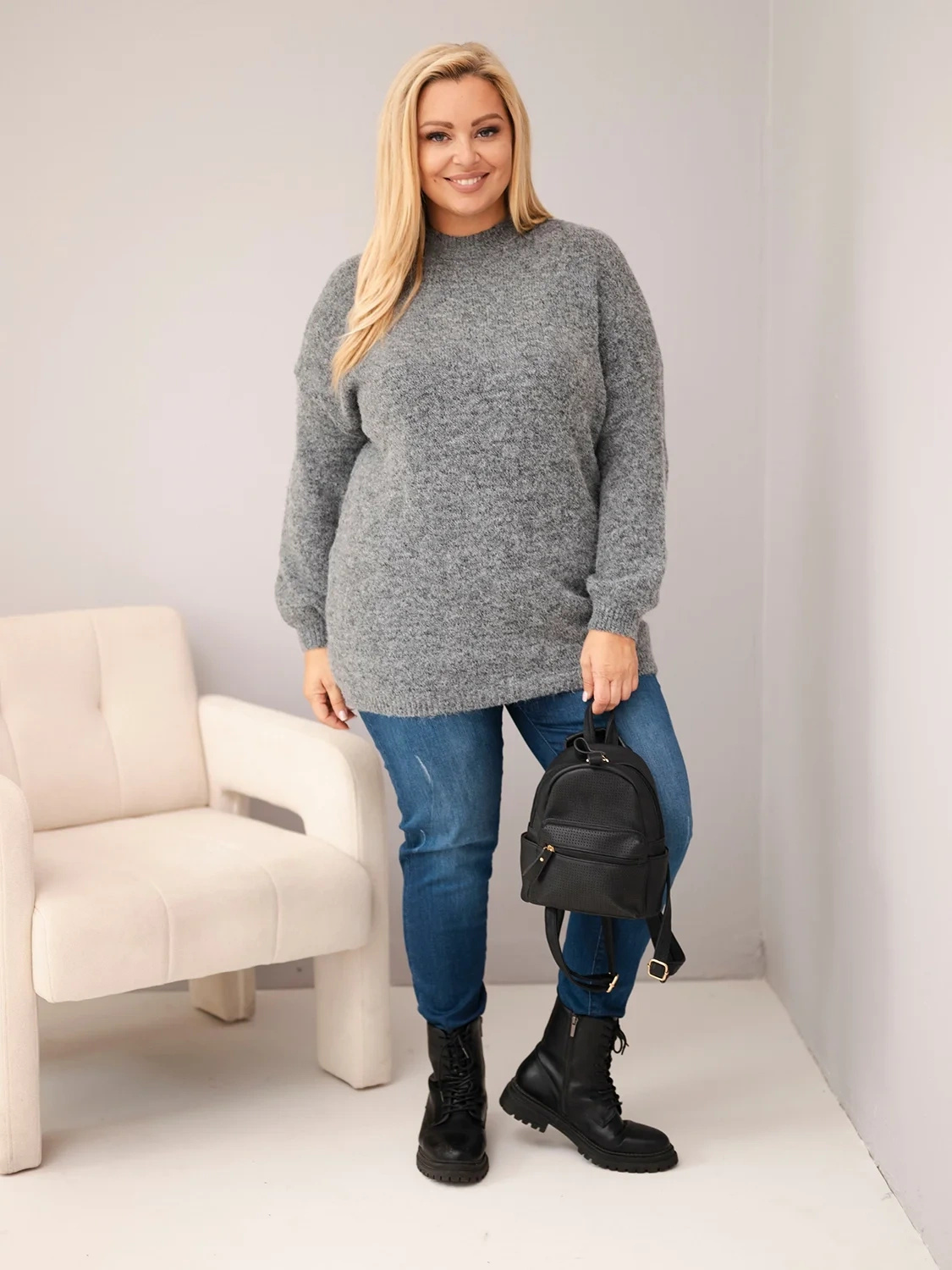 Avara lõikega naiste kampsun Kesi Plus Size - Image 62