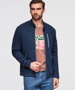 Meeste tõmblukuga püstkraega jakk Ombre Clothing