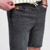 Ombre Clothing meeste teksalühikesed püksid nööriga vöökohaga - Thumbnail Image 22