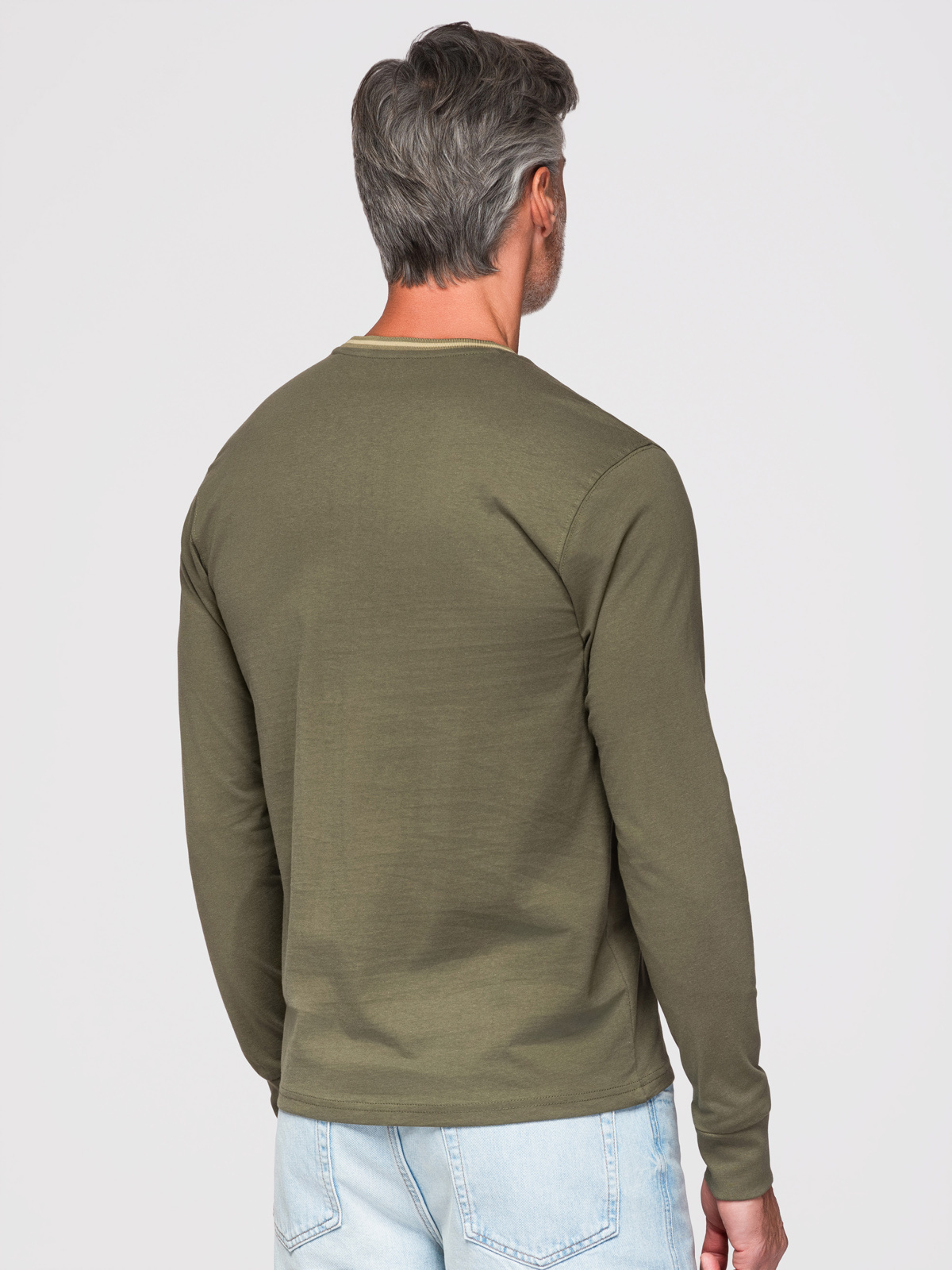Ombre Clothing meeste pika varrukaga puuvillane särk - Image 4