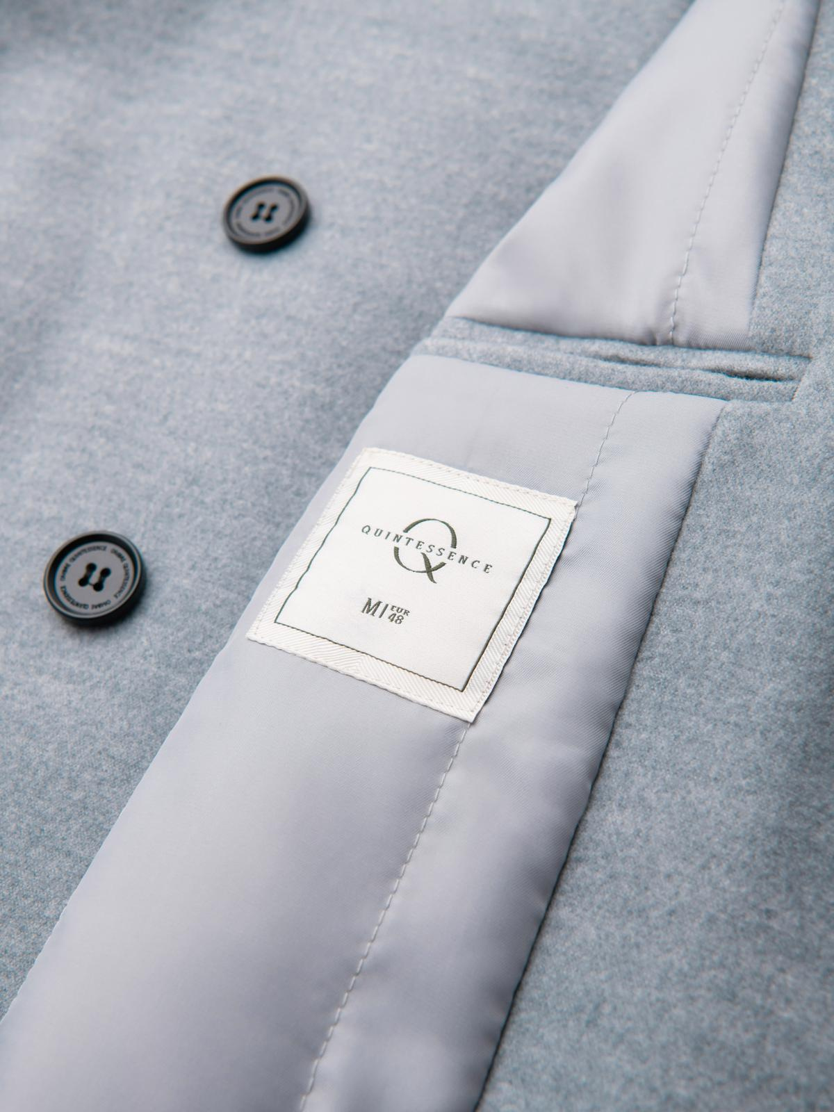 Ombre Clothing meeste poolpikk mantel püstkrae ja nööpidega - Image 8