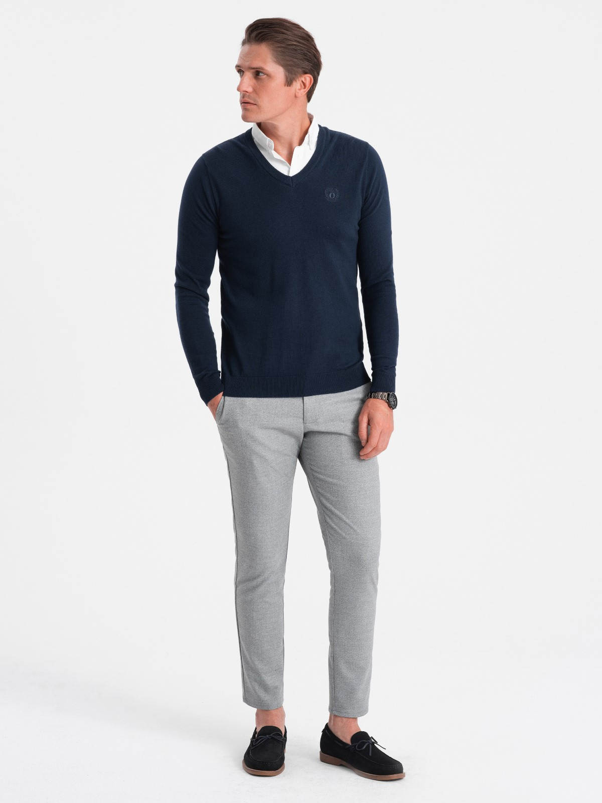 Meeste V-kaelusega kampsun Ombre Clothing - Image 11