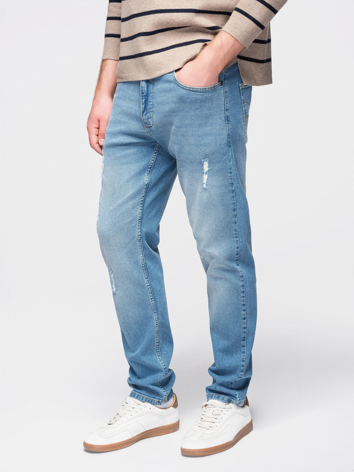 Ombre Clothing meeste teksapüksid kulutatud detailidega - Image 4