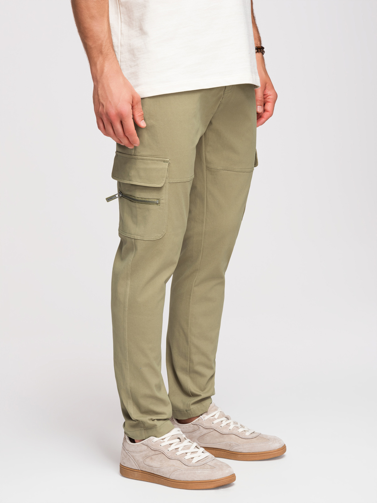 Meeste sirge lõikega cargo-püksid Ombre Clothing - Image 6