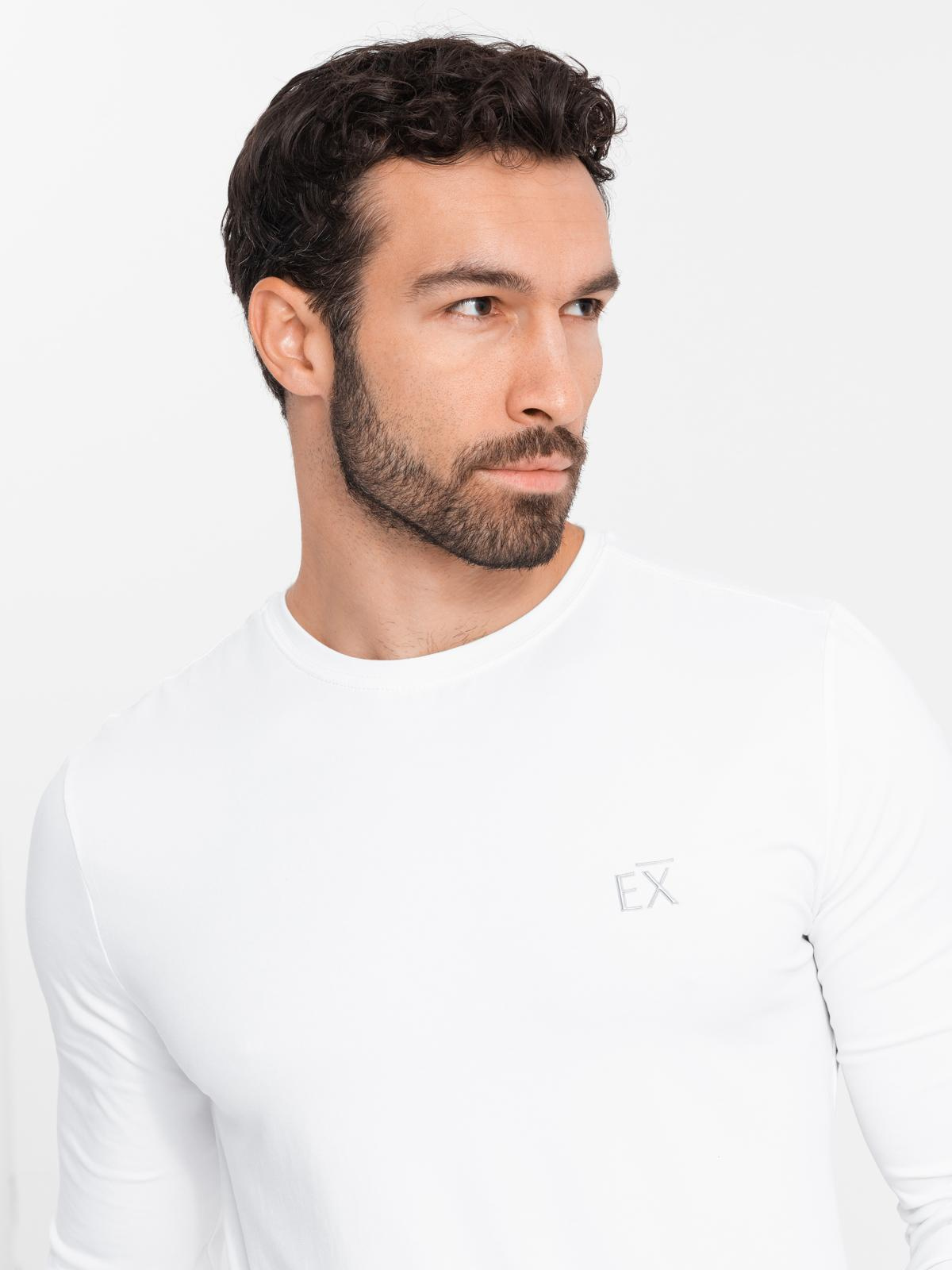 Meeste pikkade varrukatega puuvillane särk Ombre Clothing - Image 10
