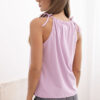 Naiste puuvillane topp paelaga - Thumbnail Image 7