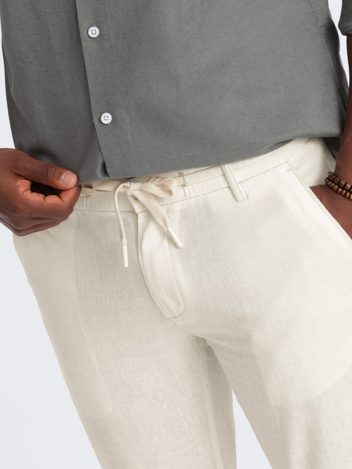 Ombre Clothing linasegused meeste chino-püksid - Image 2