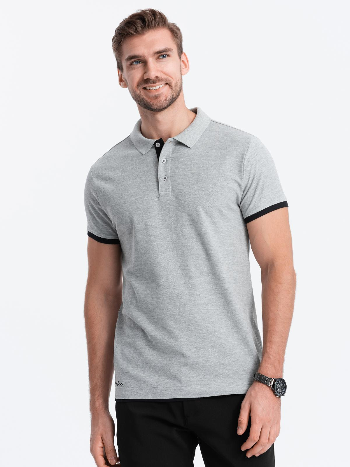 Meeste puuvillane polosärk Ombre Clothing - Image 86