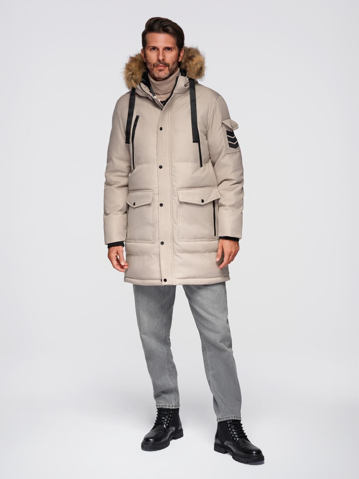 Ombre Clothing meeste talvejope kapuutsiga - Image 24