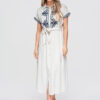 Ombre Clothing linasegune tikandiga midikleit - Thumbnail Image 8