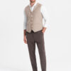 Meeste chino-püksid elastse vöökohaga Ombre Clothing - Thumbnail Image 9
