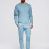 Ombre Clothing meeste puuvillased sirge lõikega dressipüksid - Thumbnail Image 35