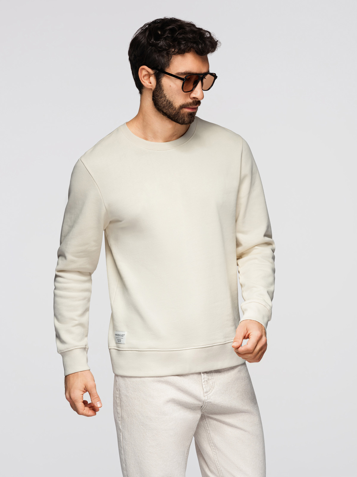 Meeste puuvillane dressipluus ümara kaelusega Ombre Clothing - Image 53