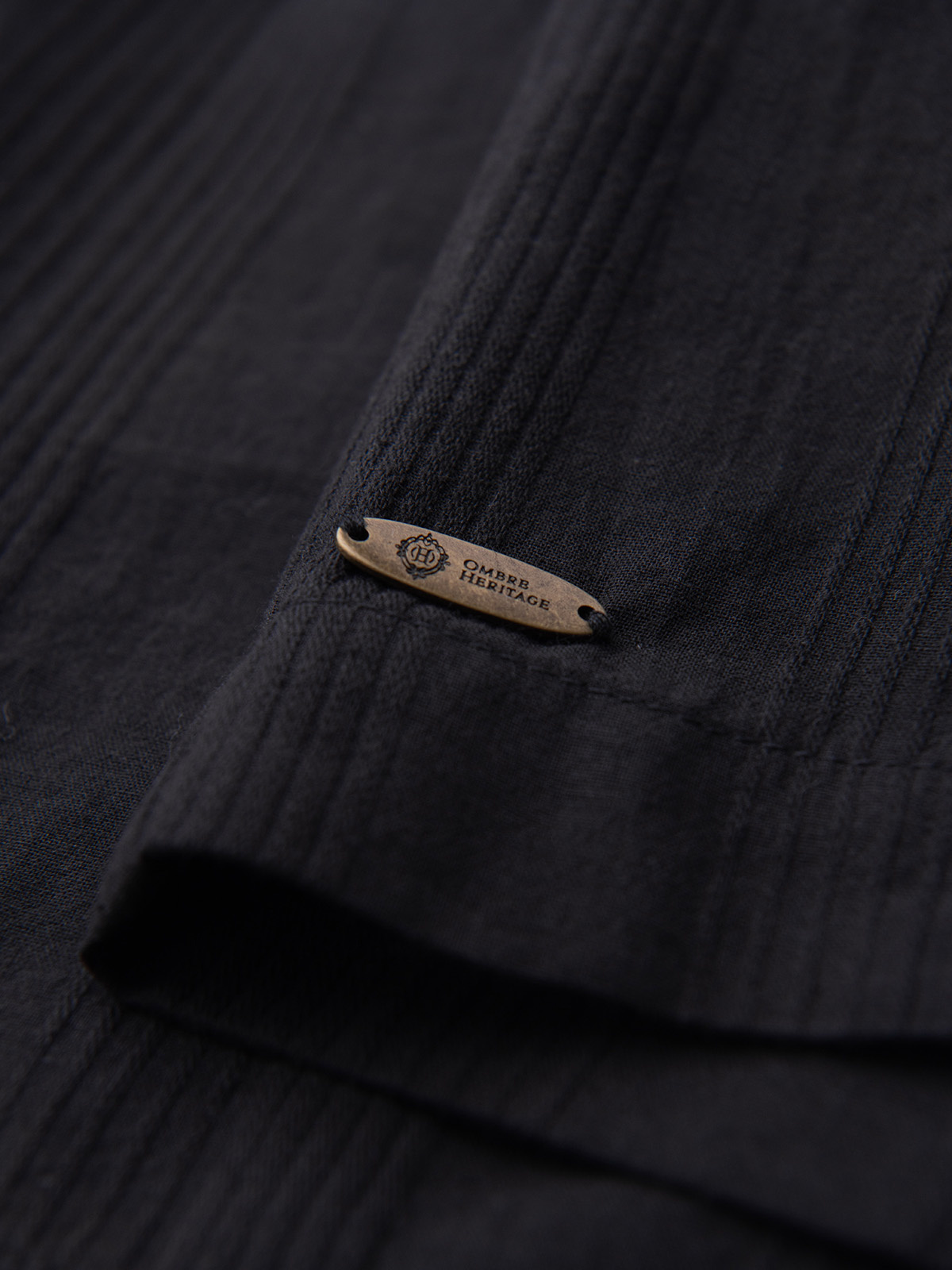 Meeste struktuursed puuvillased lühikesed püksid Ombre Clothing - Image 19