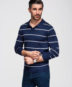 Ombre Clothing pikkade varrukatega polosärk meestele