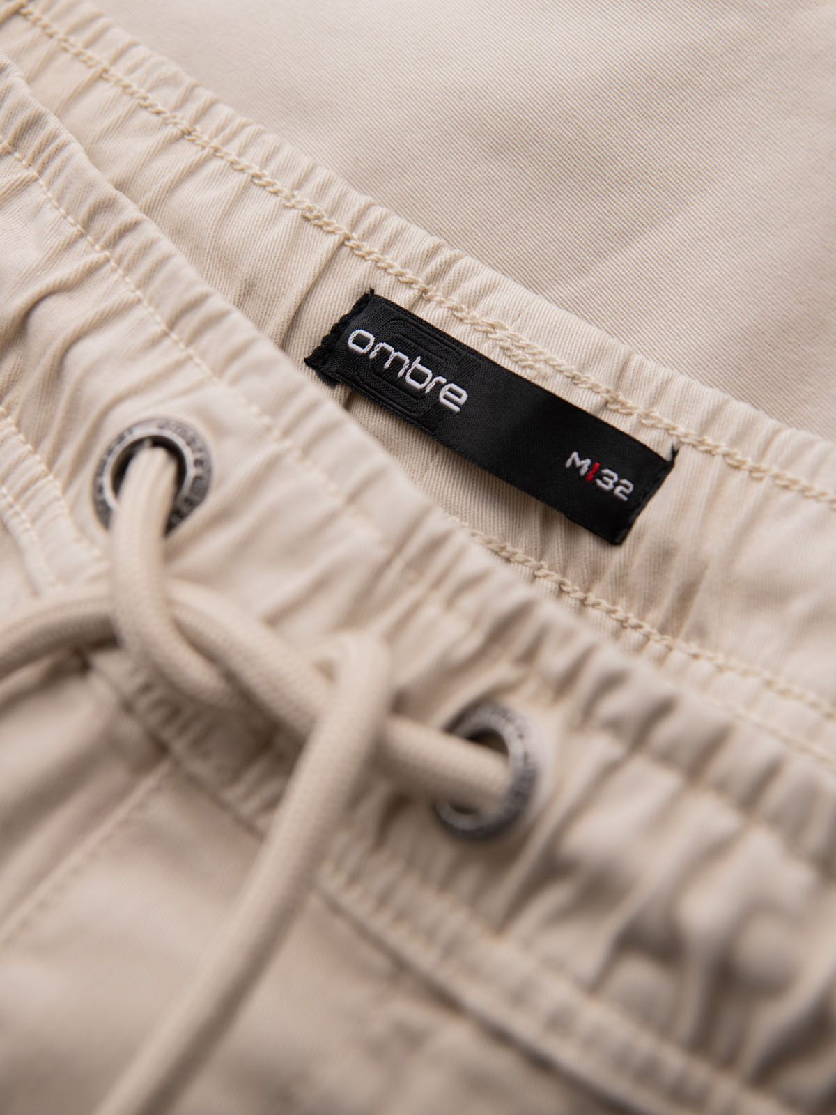 Ombre Clothing meeste lühikesed püksid nöörvööga - Image 8