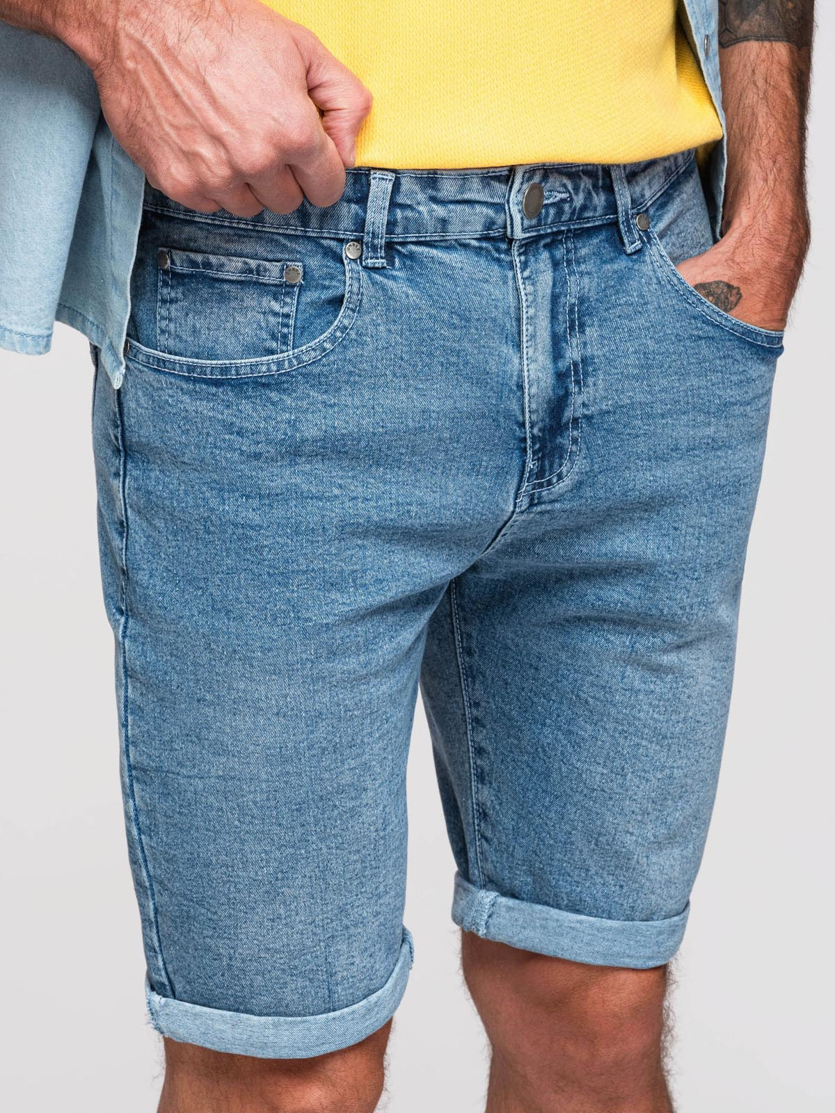 Ombre Clothing meeste teksapüksid lühikesed - Image 3