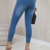 Kesi naiste jeggings-tüüpi teksapüksid lipsukestega - Thumbnail Image 5