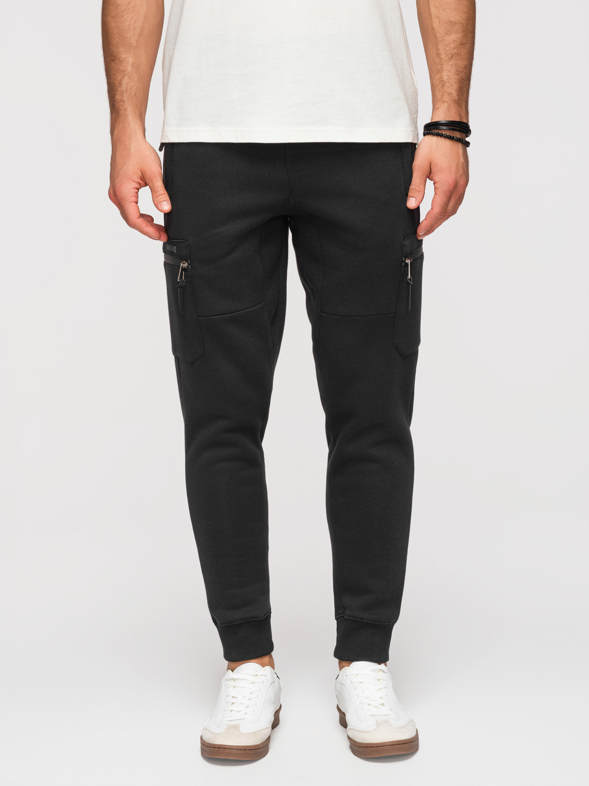 Meeste dressipüksid lukuga taskutega Ombre Clothing - Image 5