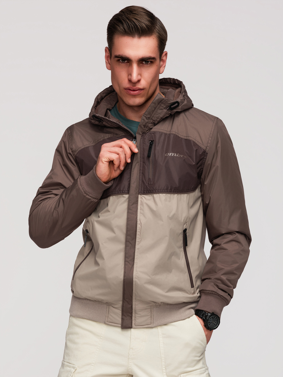 Ombre Clothing meeste kapuutsiga üleminekujope - Image 28