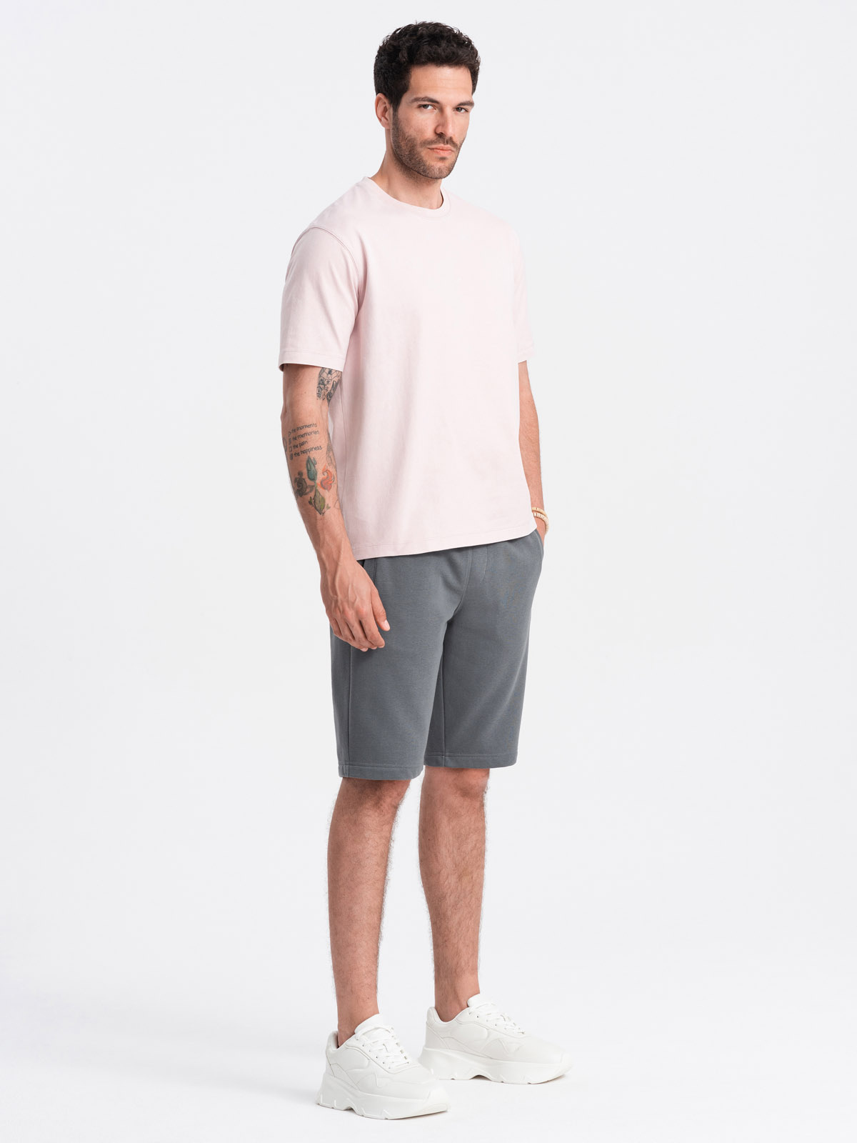 Meeste puuvillased dressilühikesed püksid Ombre Clothing - Image 50