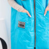 Pikk kapuutsiga tepitud naiste vest Kesi - Thumbnail Image 8