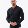Meeste pikkade varrukatega särk püstkraega Ombre Clothing - Thumbnail Image 14