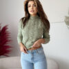 naiste kampsun -oliiv - Thumbnail Image 8