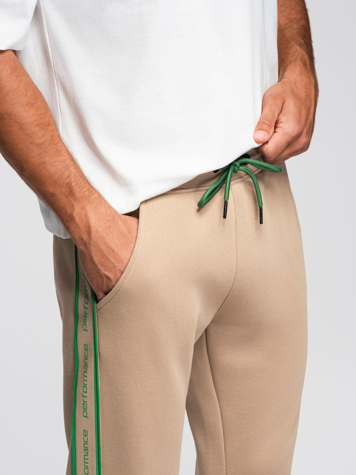 Ombre meeste dressipüksid kontrastsete detailidega - Image 9