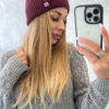 Kootud naiste talvemüts Kesi - Thumbnail Image 4