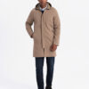 Ombre Clothing meeste kapuutsiga mantel - Thumbnail Image 3